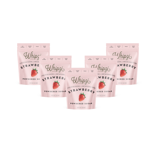 Whipzi® Signature Strawberry Flavor Powdered Sugar Bundle