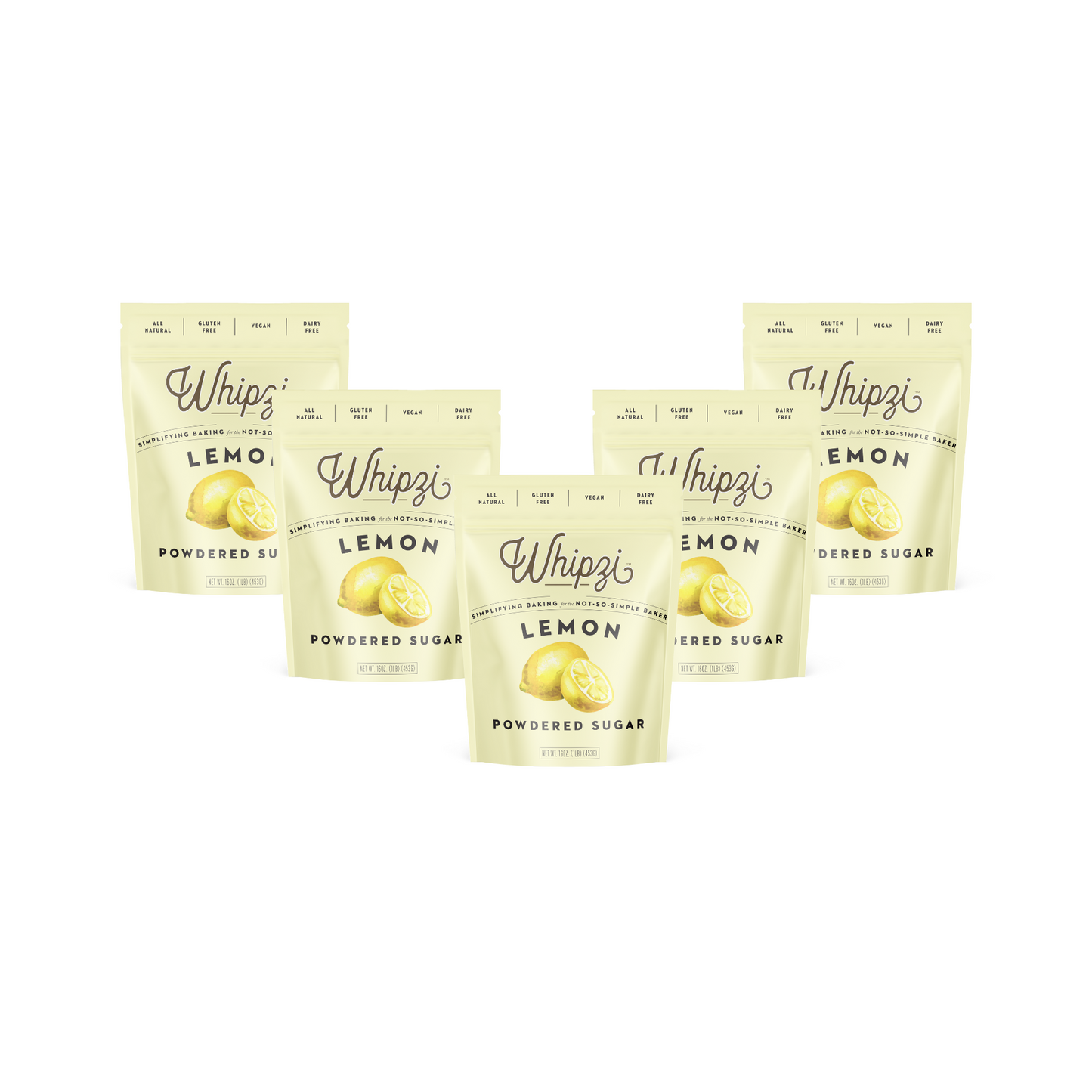 Whipzi® Signature Lemon Flavor Powdered Sugar Bundle