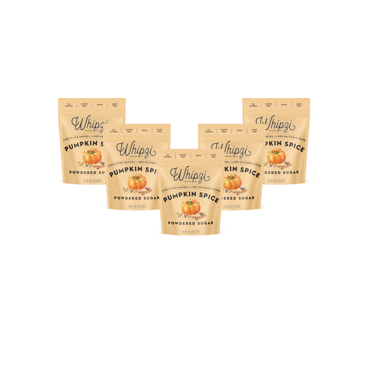 Whipzi® Pumpkin Spice Flavor Powdered Sugar - Limited Edition Bundle