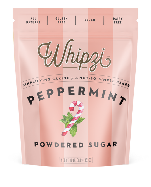 Whipzi peppermint flavor powdered sugar