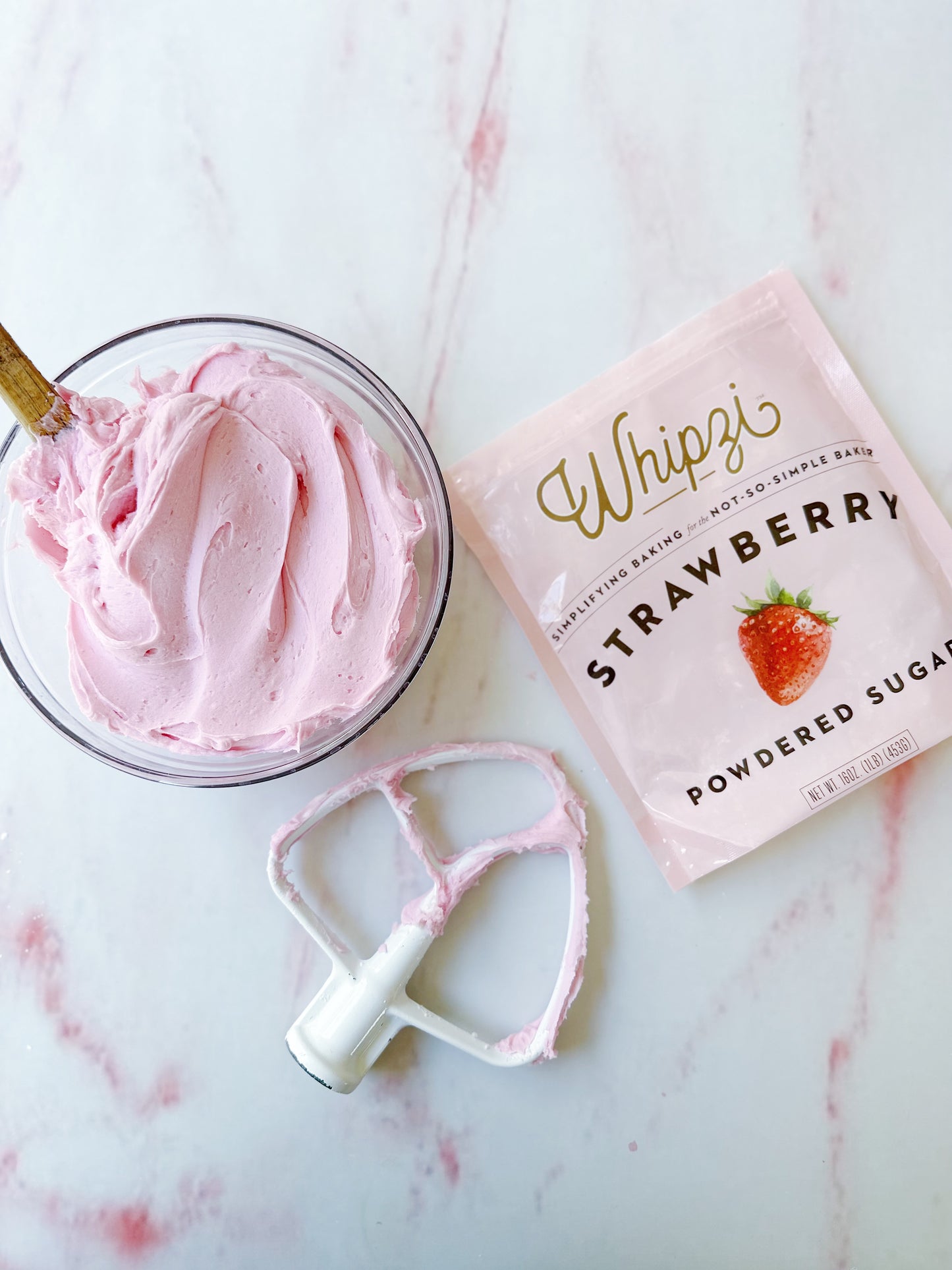 Whipzi® Strawberry Flavor Powdered Sugar