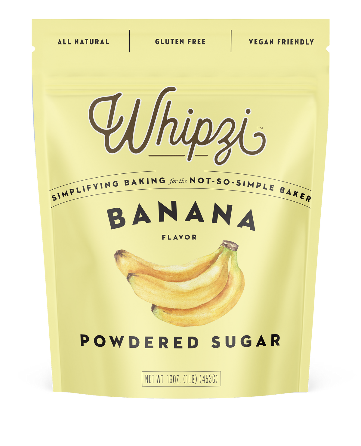 Whipzi Banana Flavor Powdered Sugar - Limited Edition