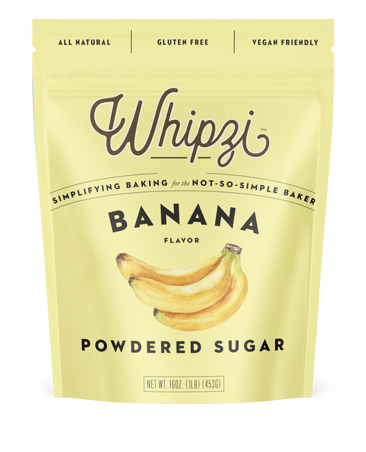 Whipzi Banana Flavor Powdered Sugar - Limited Edition
