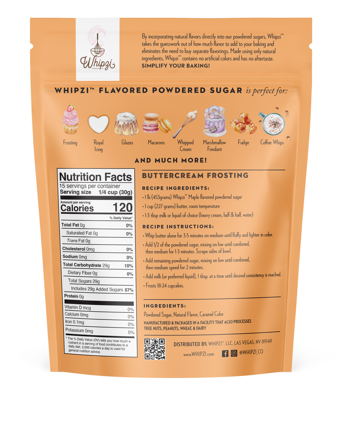 Whipzi Maple Flavor Powdered Sugar - Limited Edition Bundle
