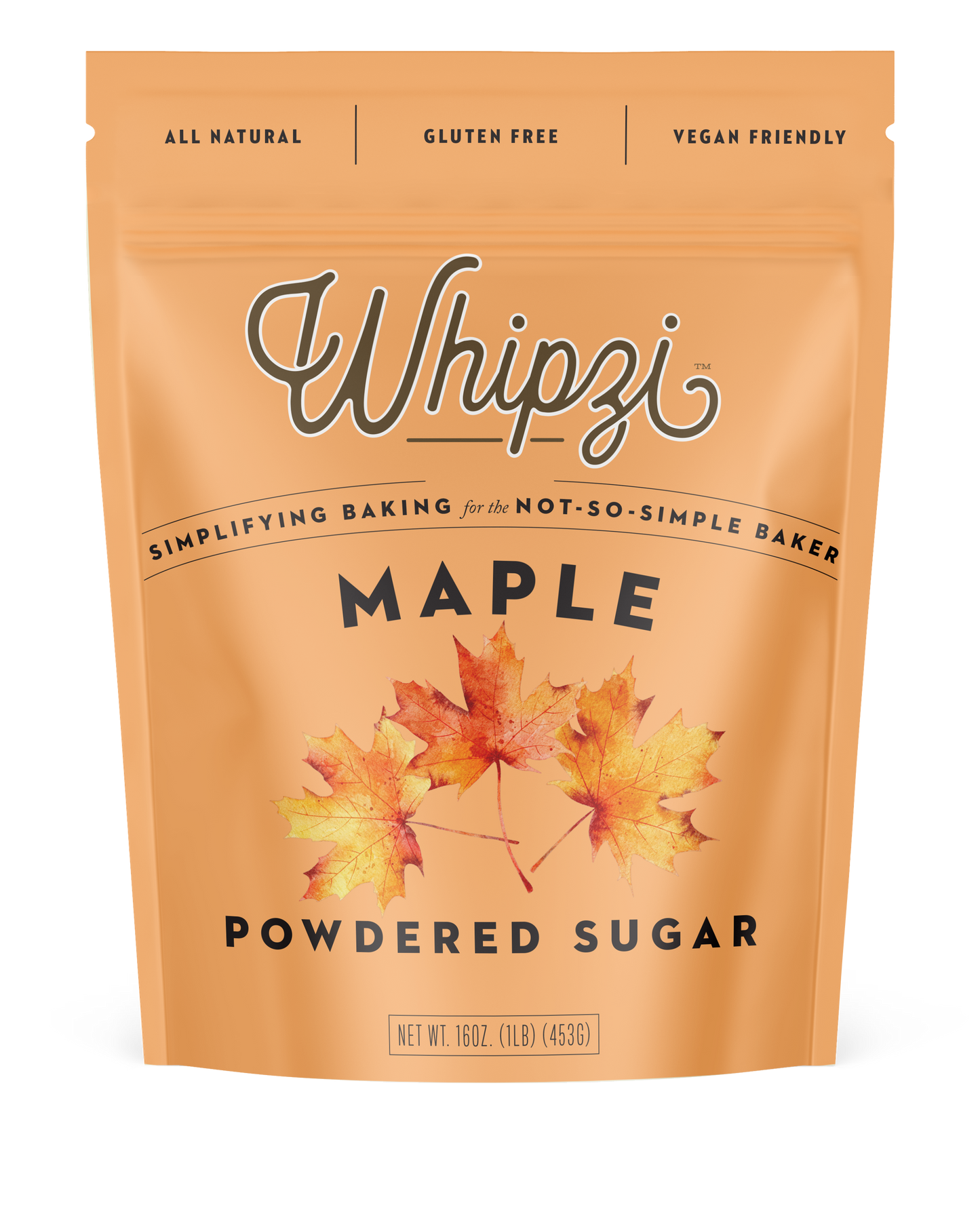 Whipzi® Limited Edition Maple Flavored Powdered Sugar – Cozy Fall Baking