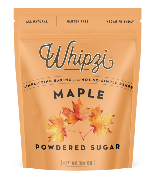 Whipzi® Limited Edition Maple Flavored Powdered Sugar – Cozy Fall Baking