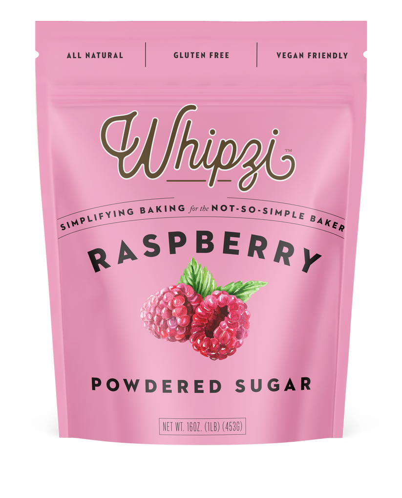 Whipzi raspberry powdered sugar