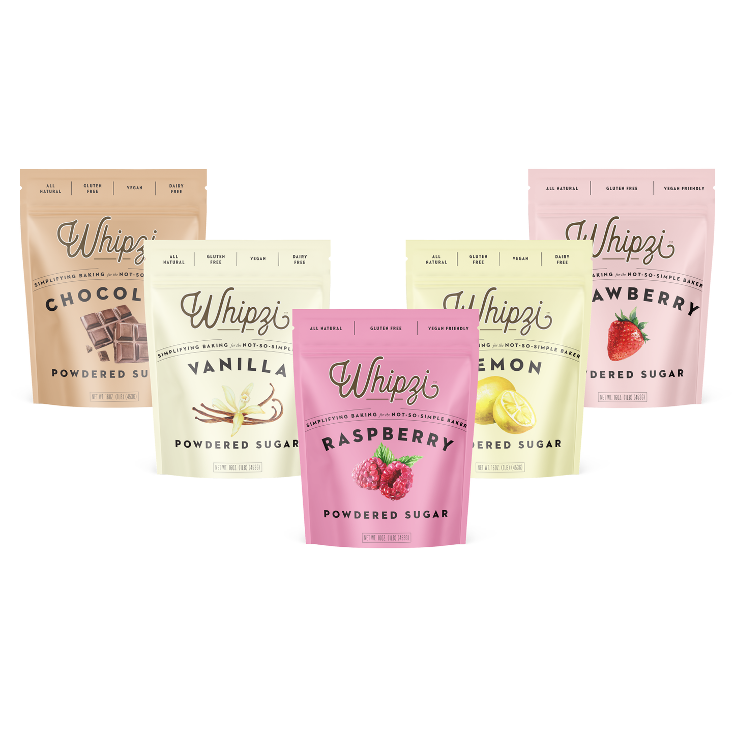 Whipzi® Spring Bundle - With Limited Edition Raspberry Flavor Powdered Sugar