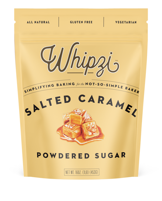 Whipzi salted caramel flavor powdered sugar